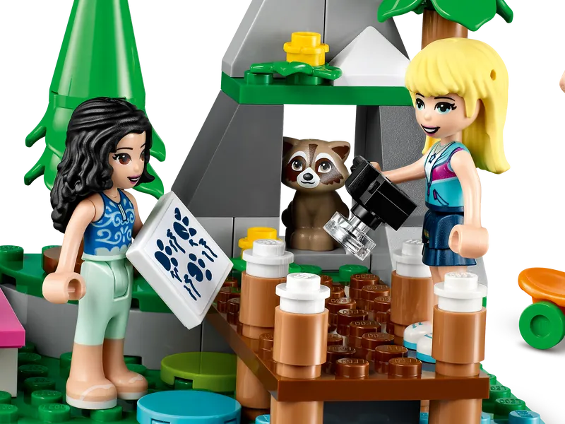 Forest Camper Van and Sailboat