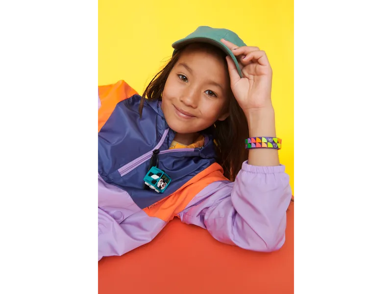 Neon Tiger Bracelet &amp; Bag Tag