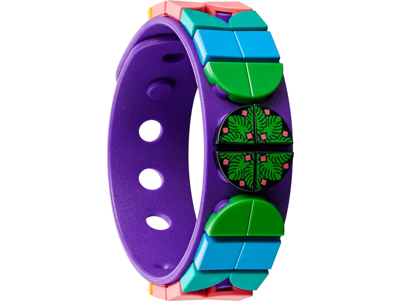 Neon Tiger Bracelet &amp; Bag Tag