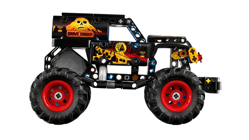 Monster Jam Grave Digger Fire and Ice