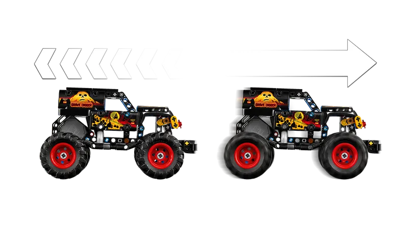 Monster Jam Grave Digger Fire and Ice