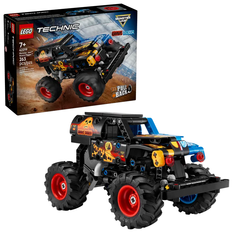 Monster Jam Grave Digger Fire and Ice