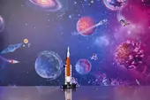 NASA Artemis Space Launch System Rocket