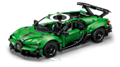 Green Bugatti Chiron Pur Sport Hypercar