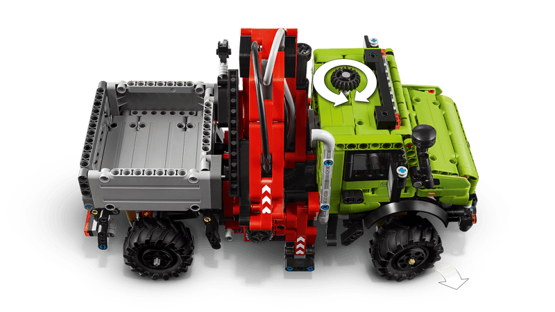 Mercedes-Benz Unimog U 5023 with Crane