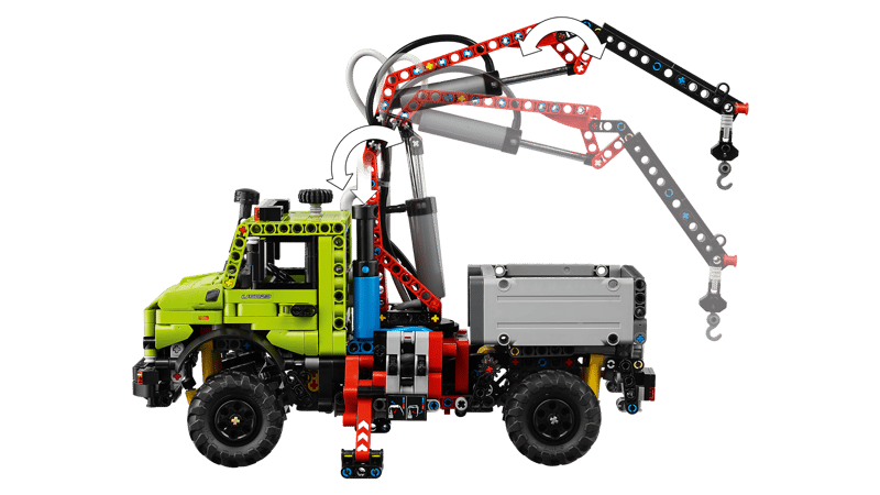Mercedes-Benz Unimog U 5023 with Crane