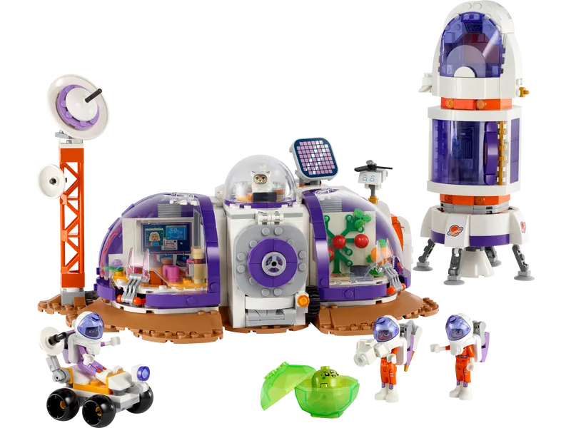 Mars Space Base and Rocket