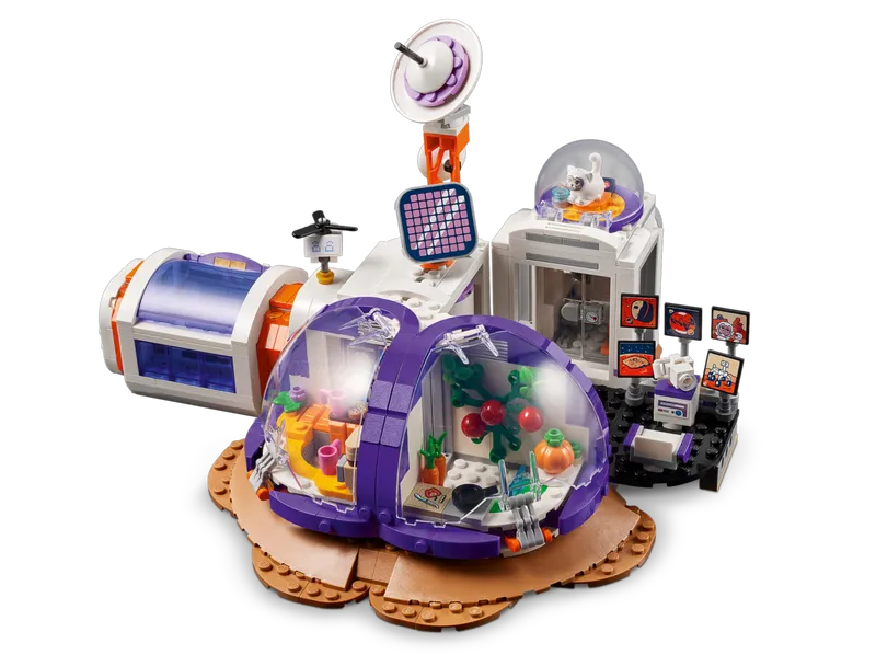 Mars Space Base and Rocket