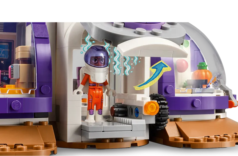 Mars Space Base and Rocket