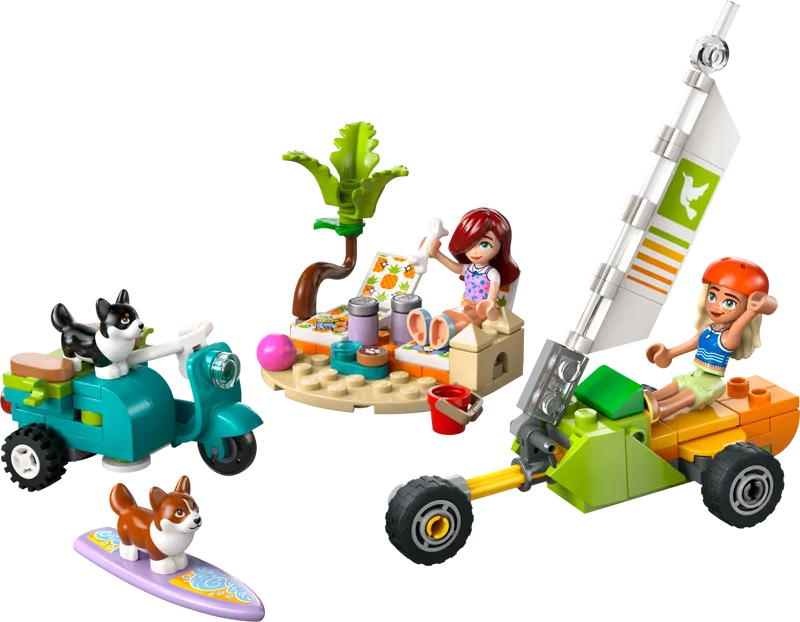 Surfing Dogs and Scooter Adventure
