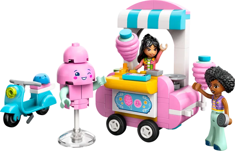 Cotton Candy Stand and Scooter