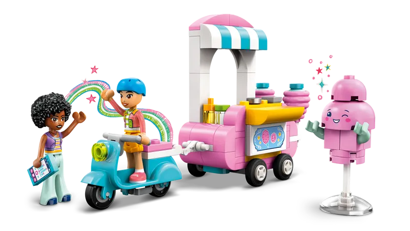 Cotton Candy Stand and Scooter