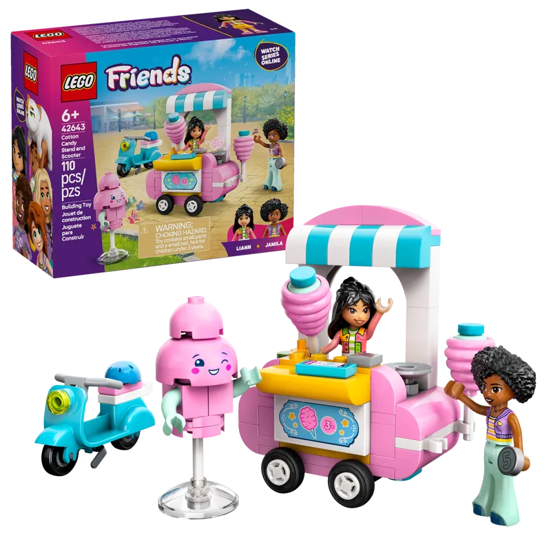 Cotton Candy Stand and Scooter