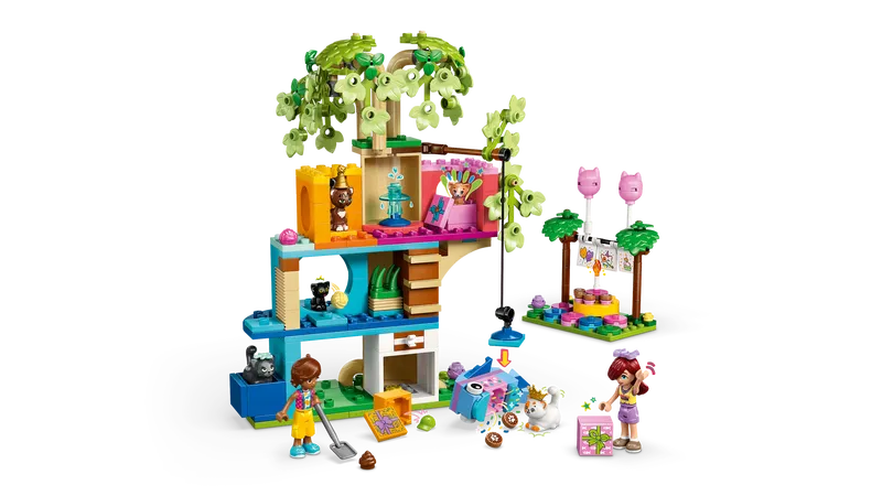 Cat Birthday Party &amp; Tree House