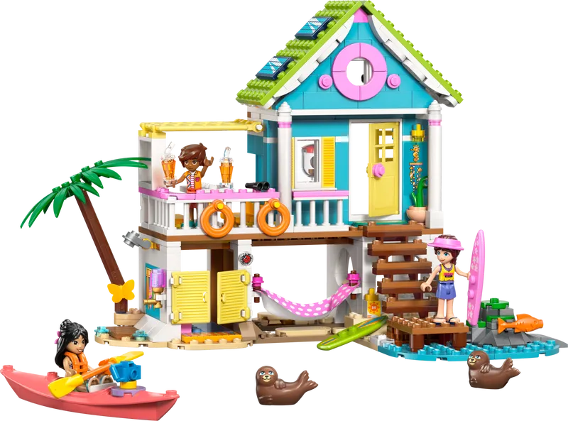 Beach House with Seals