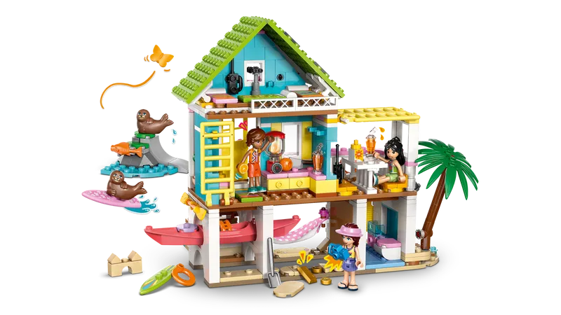 Beach House with Seals