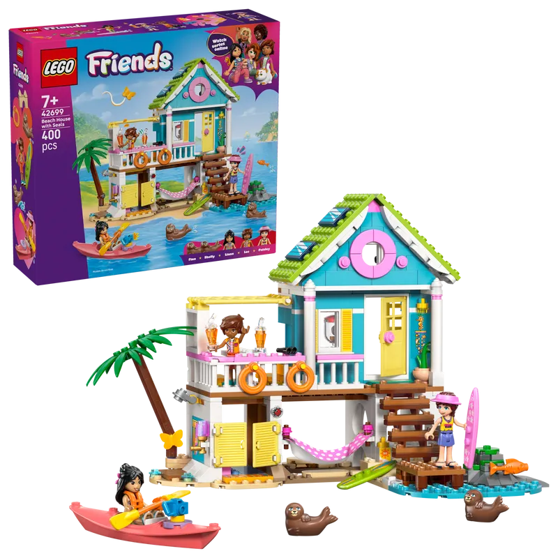 Beach House with Seals