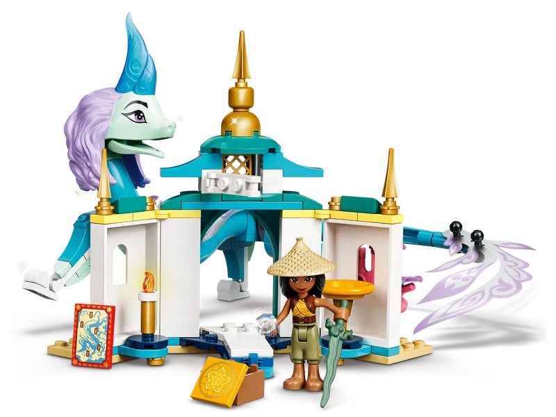 Raya and Sisu Dragon