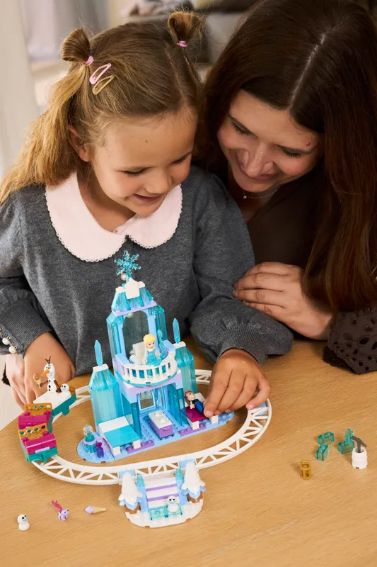 Elsa's Ice Castle &amp; Snow Ride Adventure
