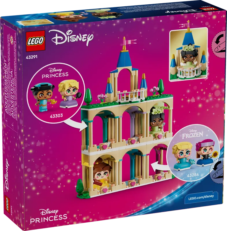 Mini Belle &amp; Tiana with Castle