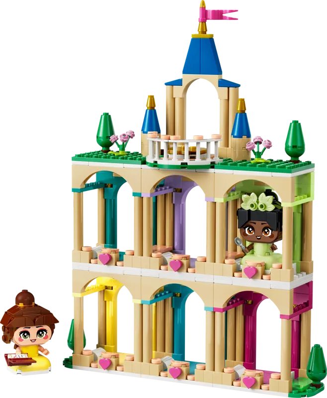 Mini Belle &amp; Tiana with Castle