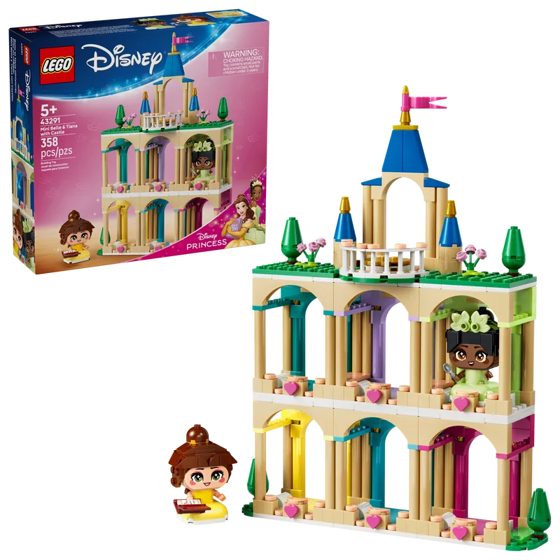 Mini Belle &amp; Tiana with Castle