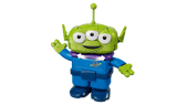 Alien with Pizza Planet Rocket Ride