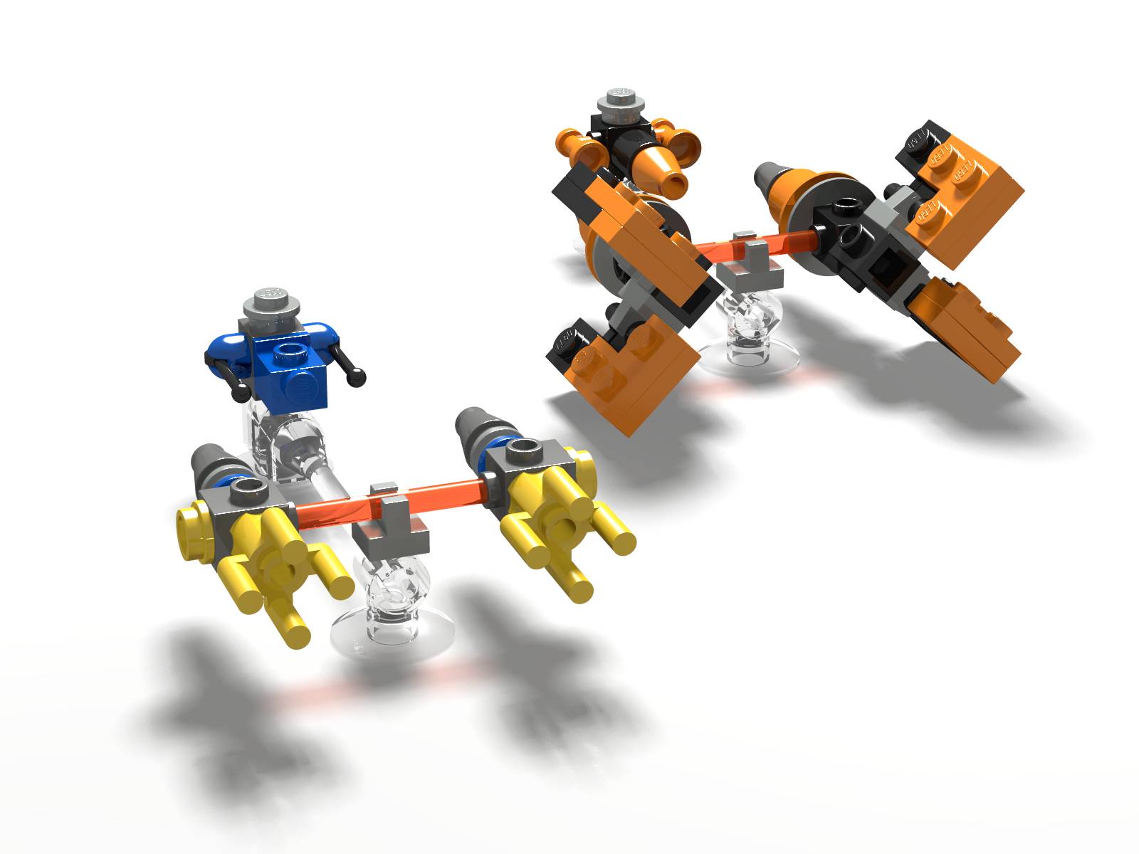 Sebulba's Podracer &amp; Anakin's Podracer