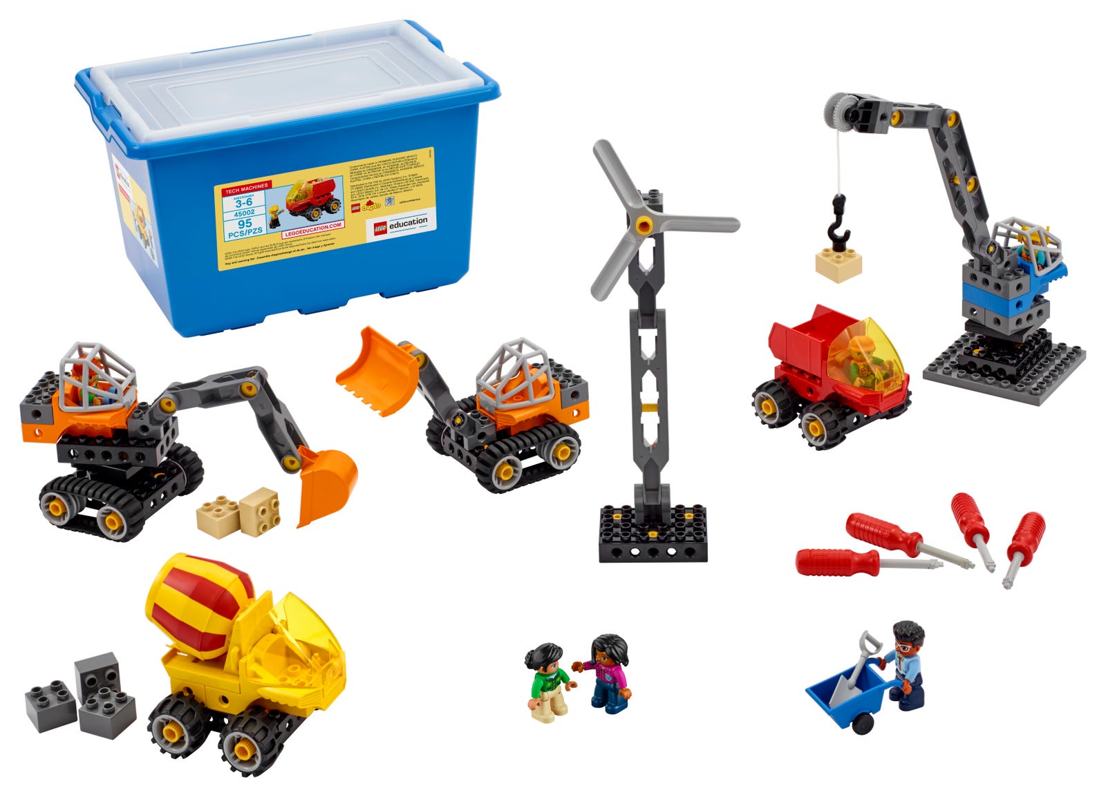 Tech Machines Set with Storage