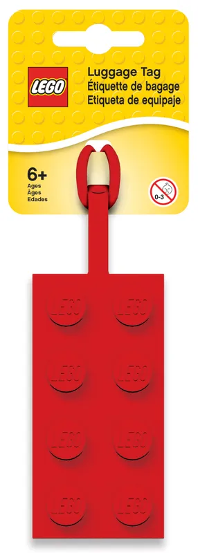 Red Brick Luggage Tag