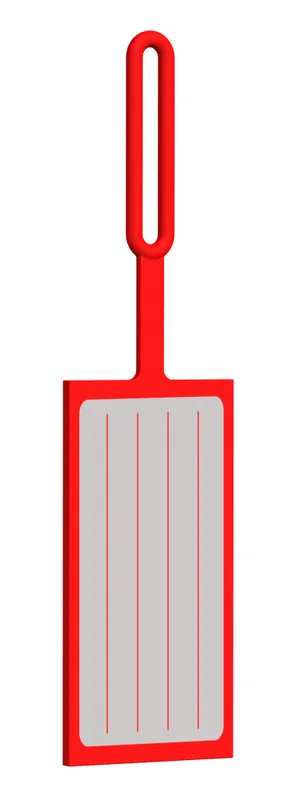 Red Brick Luggage Tag