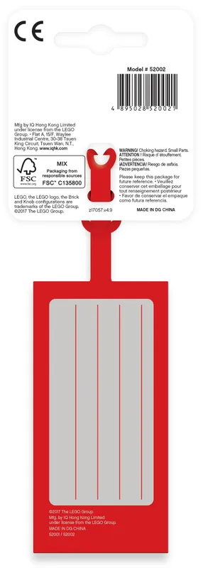 Red Brick Luggage Tag
