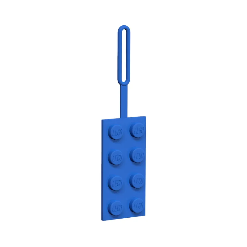 Blue Brick Luggage Tag