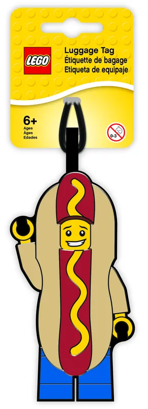 Hot Dog Guy Luggage Tag