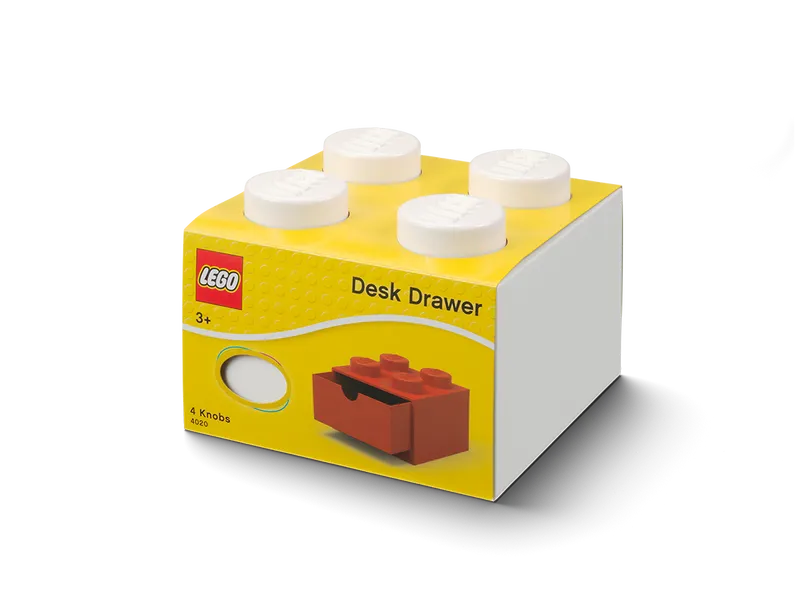 Desk Drawer 2 x 2 (White)