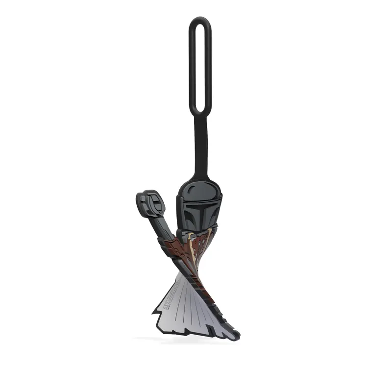 The Mandalorian with The Child Bag Tag