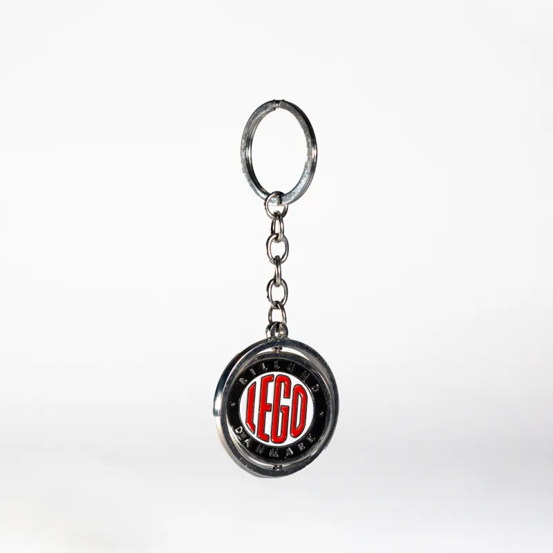 Retro Spinning Key Chain 1950s Logo