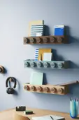 Wooden Book Rack (Light Oak)