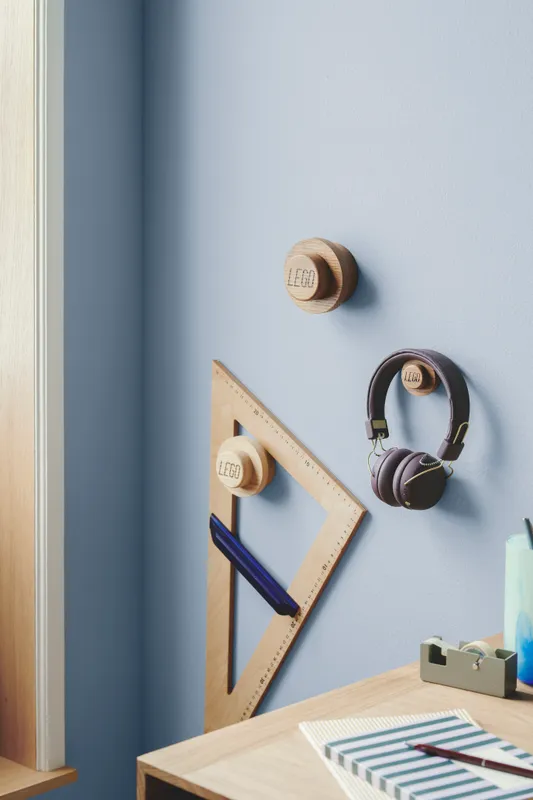 Wooden Wall Hanger Set (Dark Oak)