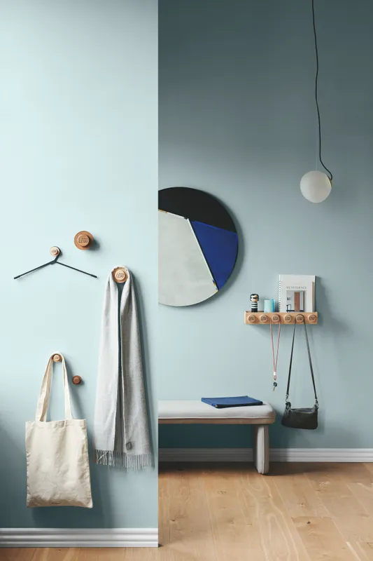 Wooden Wall Hanger Set (Dark Oak)