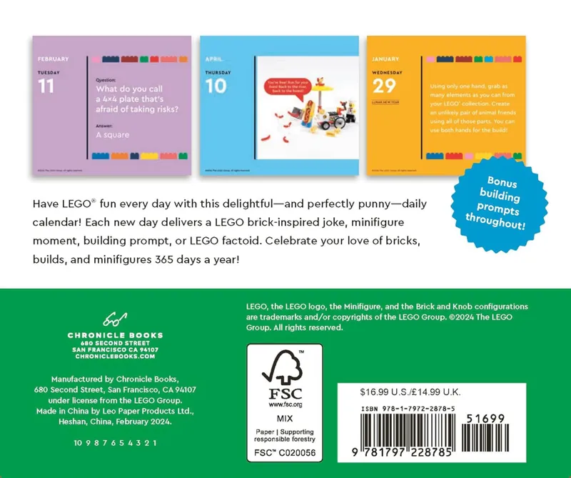 Fun Every Day 2025 Daily Calendar