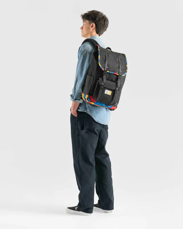 Herschel Little America Backpack - Abstract Bricks
