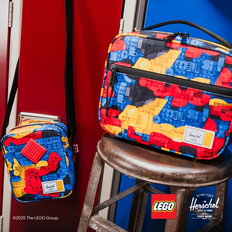 Herschel Pop Quiz Lunch Box - Abstract Bricks