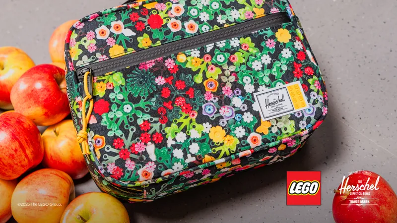 Pop Quiz Lunch Box Little Herschel - Scavenger Hunt Meadow
