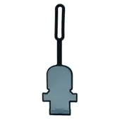 Space Baby Blue Bag Tag