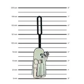Ghost Glow-in-the-Dark Bag Tag
