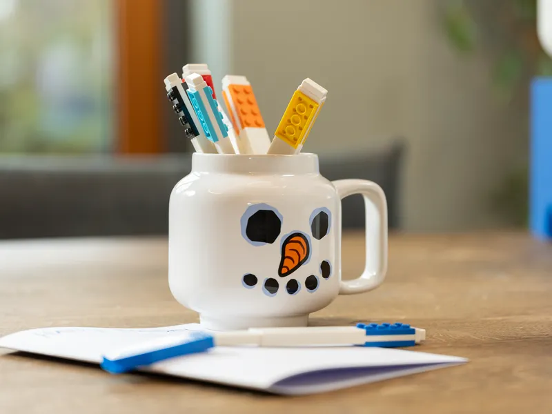 Minifigure Ceramic Mug (Snowman 530ml)