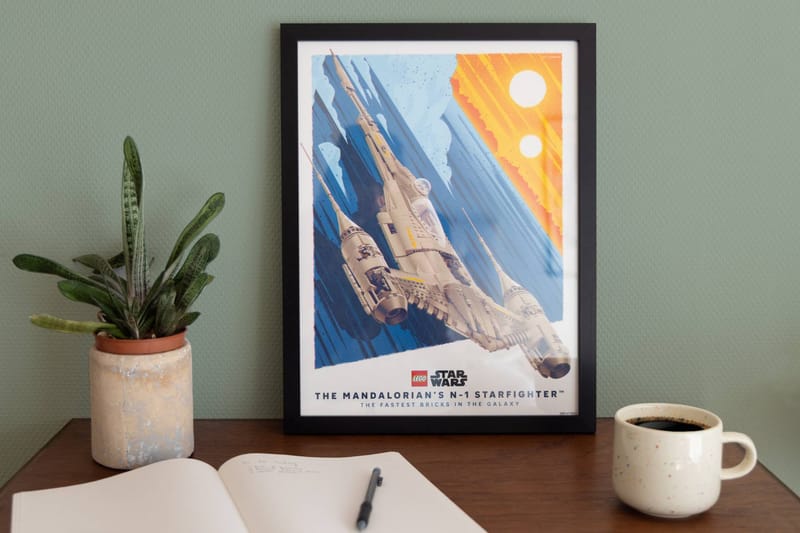 The Mandalorian's N-1 Starfighter Poster by Joe Hogan