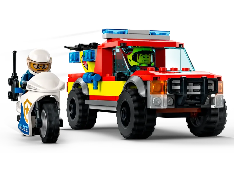 Fire Rescue &amp; Police Chase