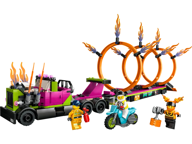 Stunt Truck &amp; Ring of Fire Challenge